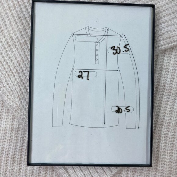 Arizona Jean Co. Womens White Waffle Knit Crewneck Long Sleeve Sweater Size XXL - Picture 4 of 4